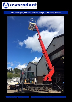 Nacele telescopice pe șenile Ascendant A22-17TK
