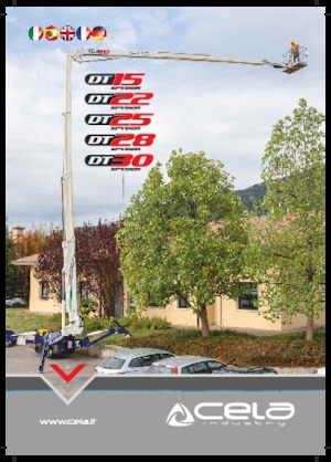 Nacele cu braț articulat pe șenile CELA DT25 Spyder