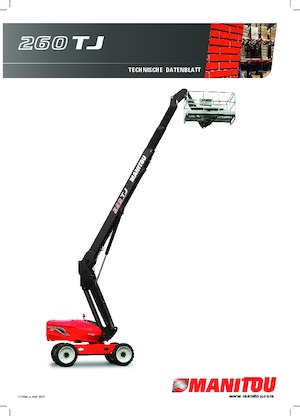 Nacele telescopice pe roți Manitou 260 TJ-X