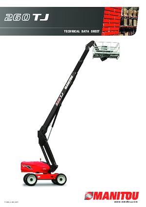 Nacele telescopice pe roți Manitou 260 TJ-X