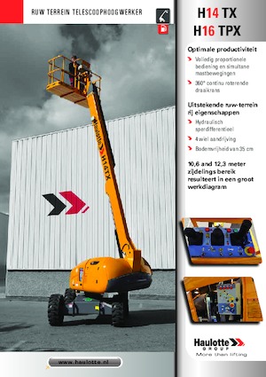 Nacele telescopice pe roți Haulotte H16 TPX