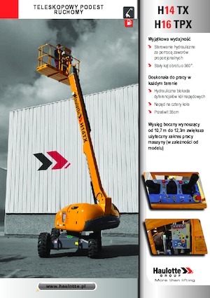 Nacele telescopice pe roți Haulotte H16 TPX