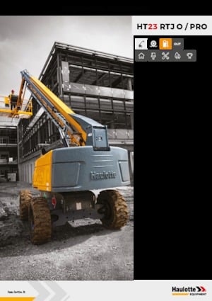 Nacele telescopice pe roți Haulotte HT23 RTJ PRO