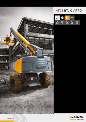 Nacele telescopice pe roți Haulotte HT23 RTJ PRO