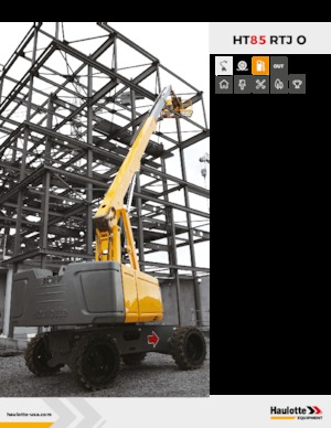 Nacele telescopice pe roți Haulotte HT85 RTJ O