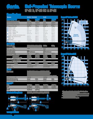 Nacele telescopice pe roți Genie S-65