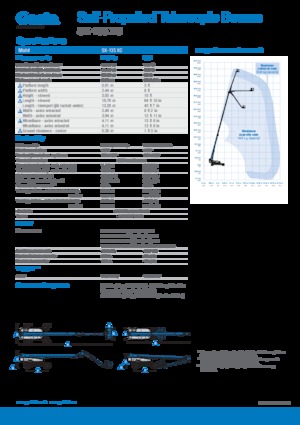 Nacele telescopice pe roți Genie SX-135 XC