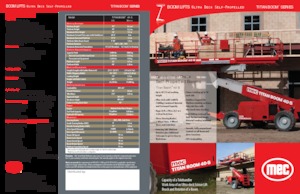 Nacele telescopice pe roți MEC TITAN BOOM 40-S