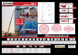 Nacele telescopice pe roți Palazzani TSJ 30.1 R