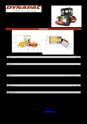 Cilindri cu trei roți Dynapac CS 142