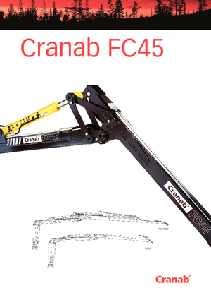 Macarale de încărcat bușteni Cranab FC 45 Tele