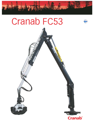Macarale de încărcat bușteni Cranab FC 53 DT