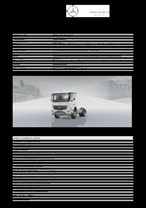 Șasiuri rigide Mercedes-Benz Arocs 2024 K 4x2