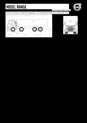 Șasiuri rigide Volvo Trucks FMX11.350 8x4 Platform