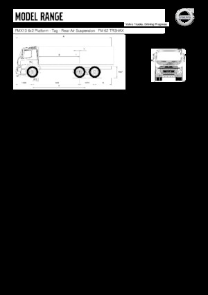 Șasiuri rigide Volvo Trucks FMX13.420 6x2 Platform - Tag