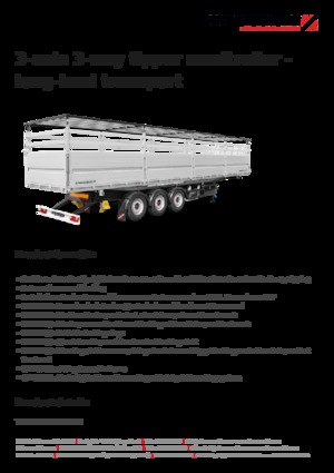 Semiremorci basculante Schwarzmüller 3-axle 3-way tipper semitrailer - long-haul transport