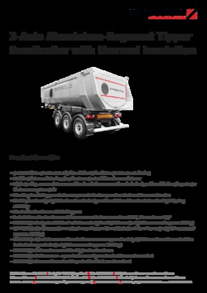 Semiremorci basculante Schwarzmüller 3-Axle Aluminium-Segment Tipper Semitrailer with thermal insulation