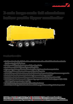 Semiremorci basculante Schwarzmüller 3-axle large-scale full aluminium hollow profile tipper semitrailer