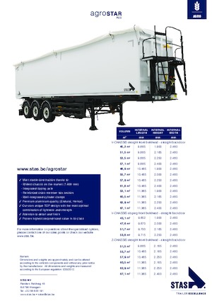 Semiremorci basculante Stas Agrostar