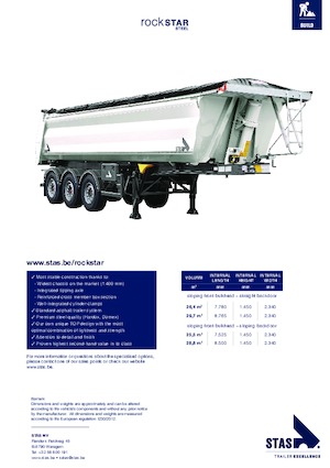 Semiremorci basculante Stas Rockstar