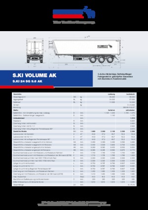 Semiremorci basculante Schmitz Cargobull S.KI LIGHT 24 SG 9.6 AK