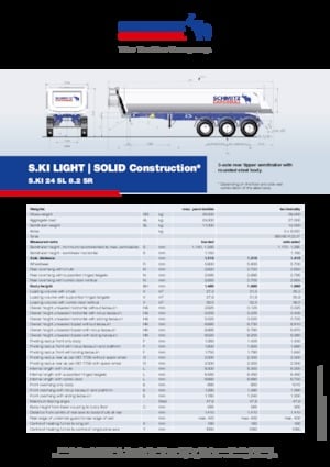Semiremorci basculante Schmitz Cargobull S.KI SOLID 24 SL 8.2 SR