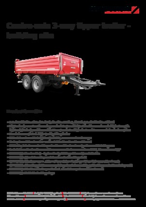 Remorci autobasculante Schwarzmüller Centre-axle 3-way tipper trailer - building site