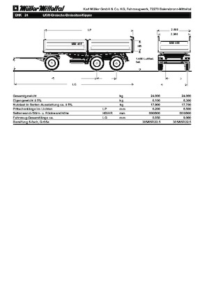 Remorci autobasculante Müller Mitteltal DHK24