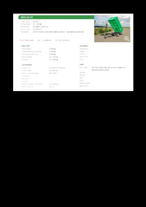 Remorci autobasculante Reisch REDK-60.PF