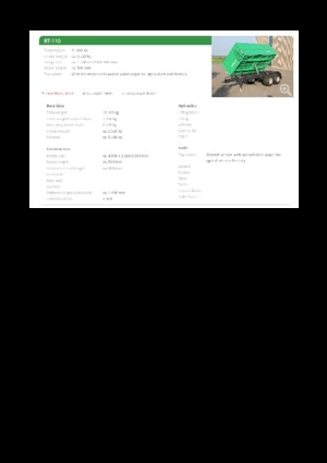 Remorci autobasculante Reisch RT-110