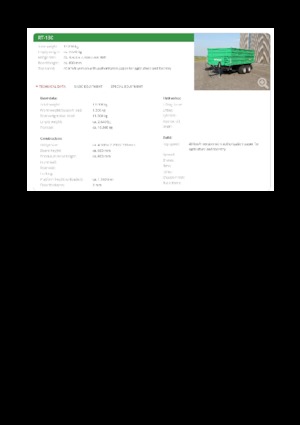 Remorci autobasculante Reisch RT-130