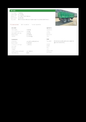 Remorci autobasculante Reisch RT-140