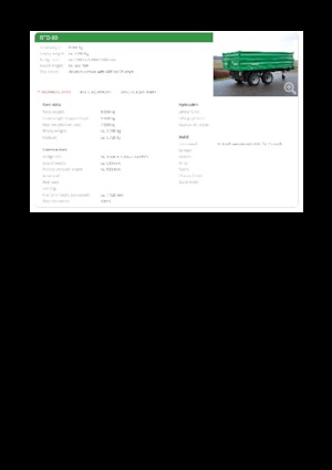 Remorci autobasculante Reisch RTD-80