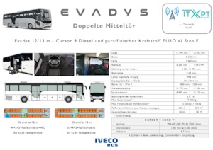 Autobuze turistice Iveco Evadys 13m 