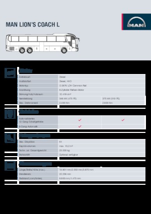 Autobuze turistice MAN Lion’s Coach L