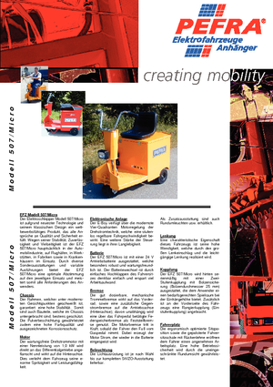 Tractoare automatizate PEFRA 507