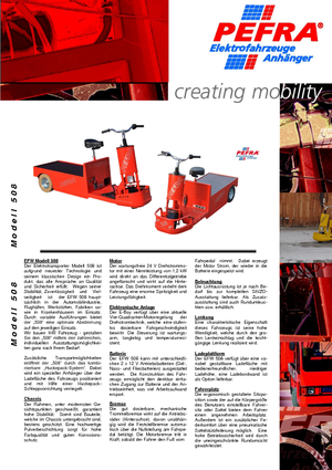 Tractoare automatizate PEFRA 508