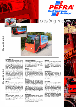 Tractoare automatizate PEFRA 615/2200