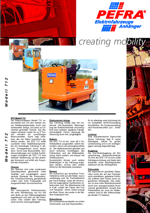 Tractoare automatizate PEFRA 712/4