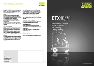 Tractoare automatizate Clark CTX 70