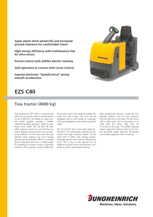 Tractoare automatizate Jungheinrich EZS C40