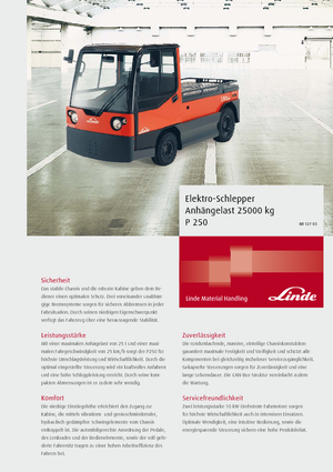 Tractoare automatizate Linde P250 LWB