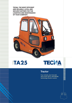 Tractoare automatizate Tecna TA 25