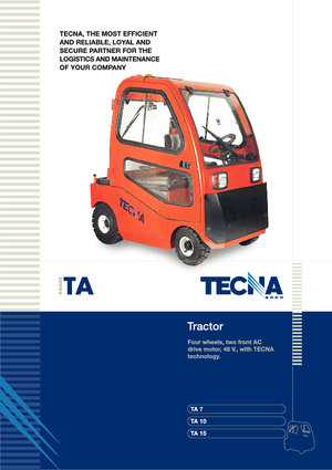 Tractoare automatizate Tecna TA 7