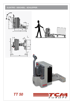 Tractoare automatizate TCM TT 50