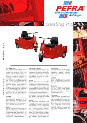 Tractoare automatizate PEFRA 520/2.5