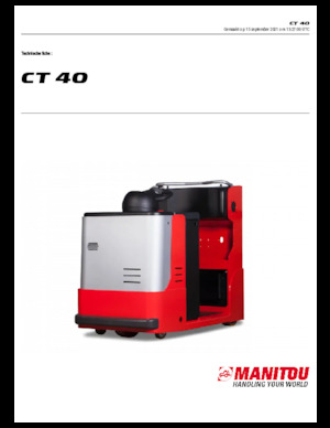 Tractoare automatizate Manitou CT 40