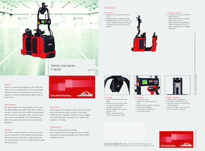 Tractoare automatizate Linde P-MATIC