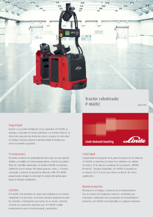 Tractoare automatizate Linde P-MATIC
