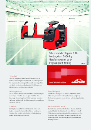 Tractoare automatizate Linde W04